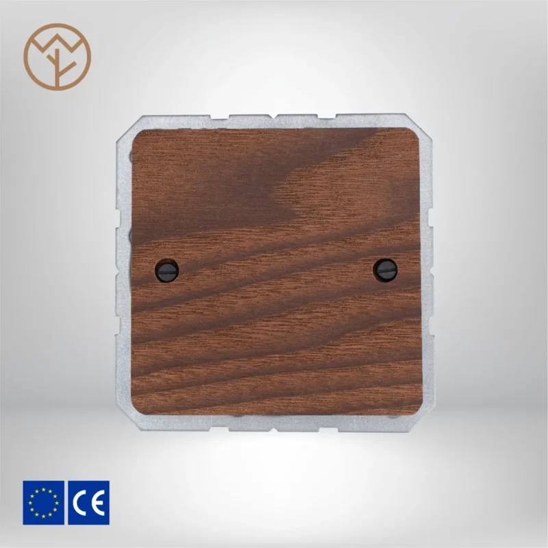 Wemel Wood - Allerlei - Blinde middenplaat - Natuurlijk bruin