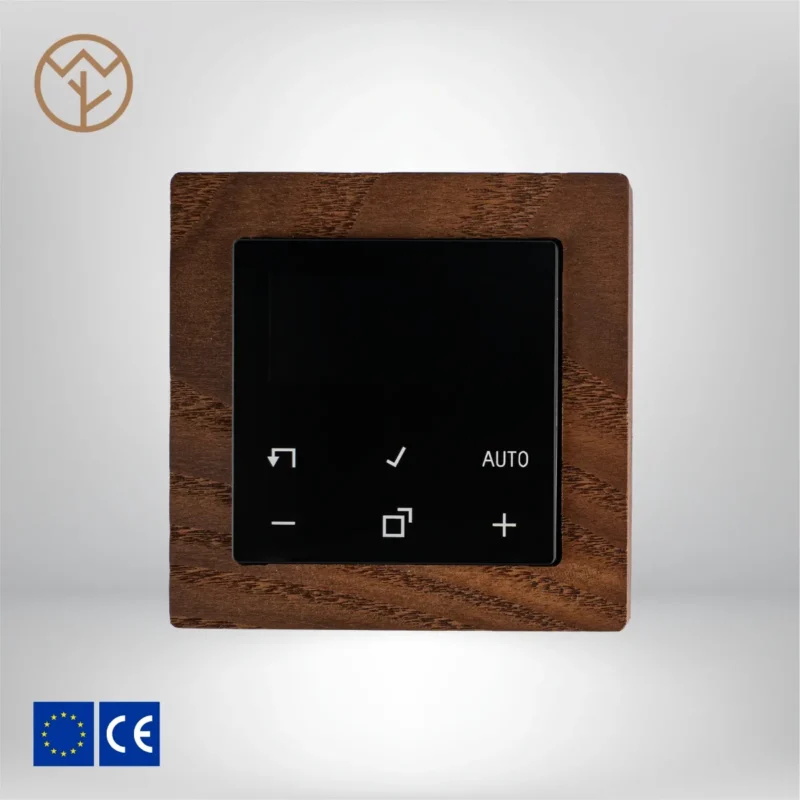 Wemel Wood - Thermohout Thermostaten - JUNG 1790 RTR - Natuurlijk bruin