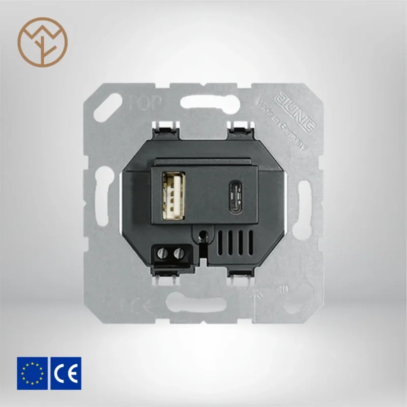 Wemel Wood - Thermohout USB Opladers - USB 15 CA SW